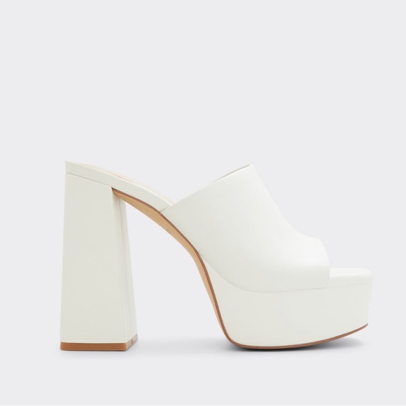 Platform, heeled mule - Picture 2 of 7